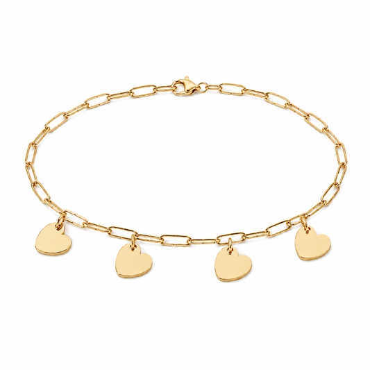 Honey's Heart Charm Bracelet