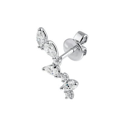 Marquise Climber Diamond Studs