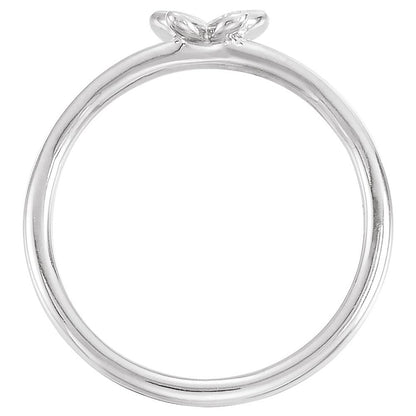 Mini Diamond Butterfly Ring