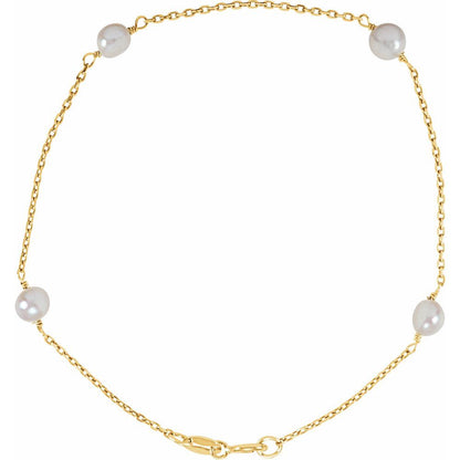 Youth Pearl Station Bracelet