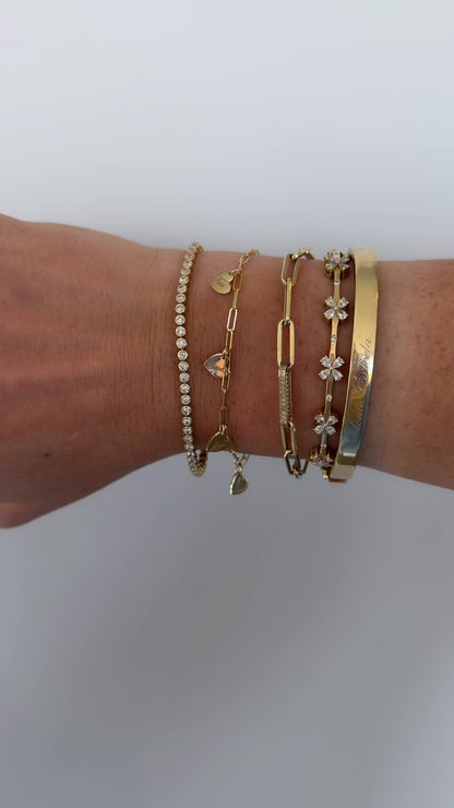 Honey's Heart Charm Bracelet