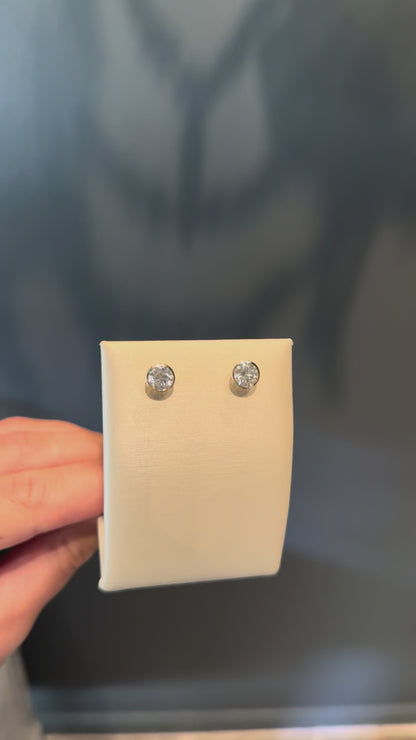 Sallie Cocktail Stud Lab Diamond Earrings