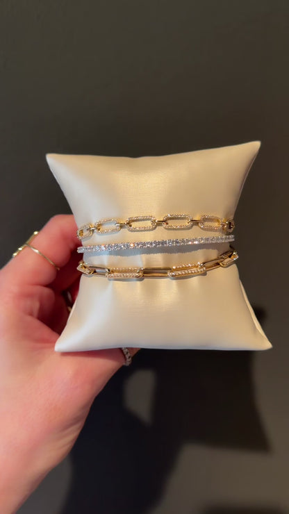 Linden Diamond Flex Bangle