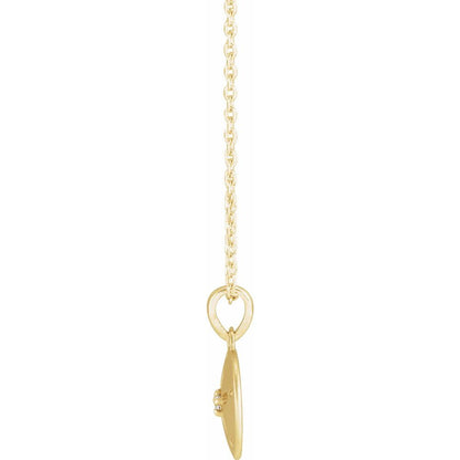 Sand Dollar Diamond Necklace