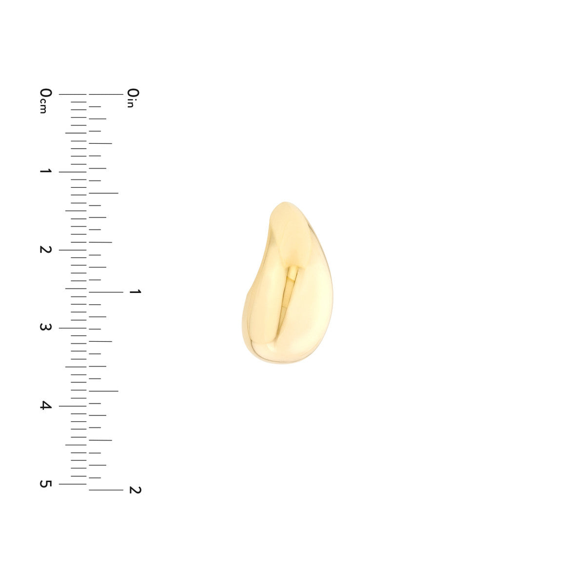 Teardrop Dome Earrings
