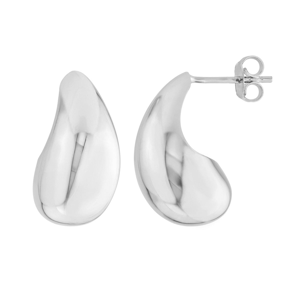 Teardrop Dome Earrings