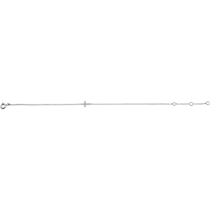Youth Diamond Cross Bracelet