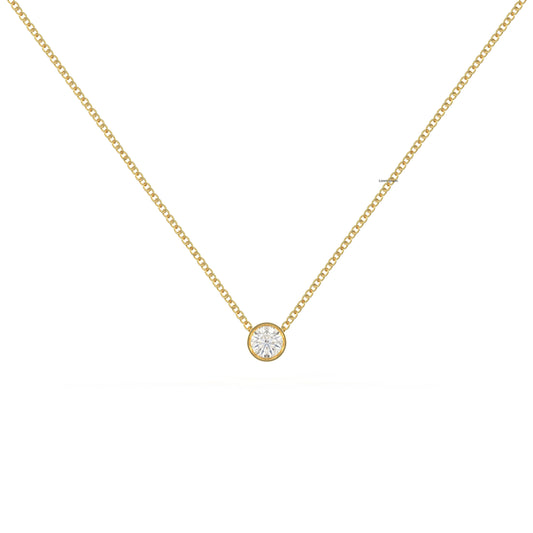 Diamond Solitaire Necklace