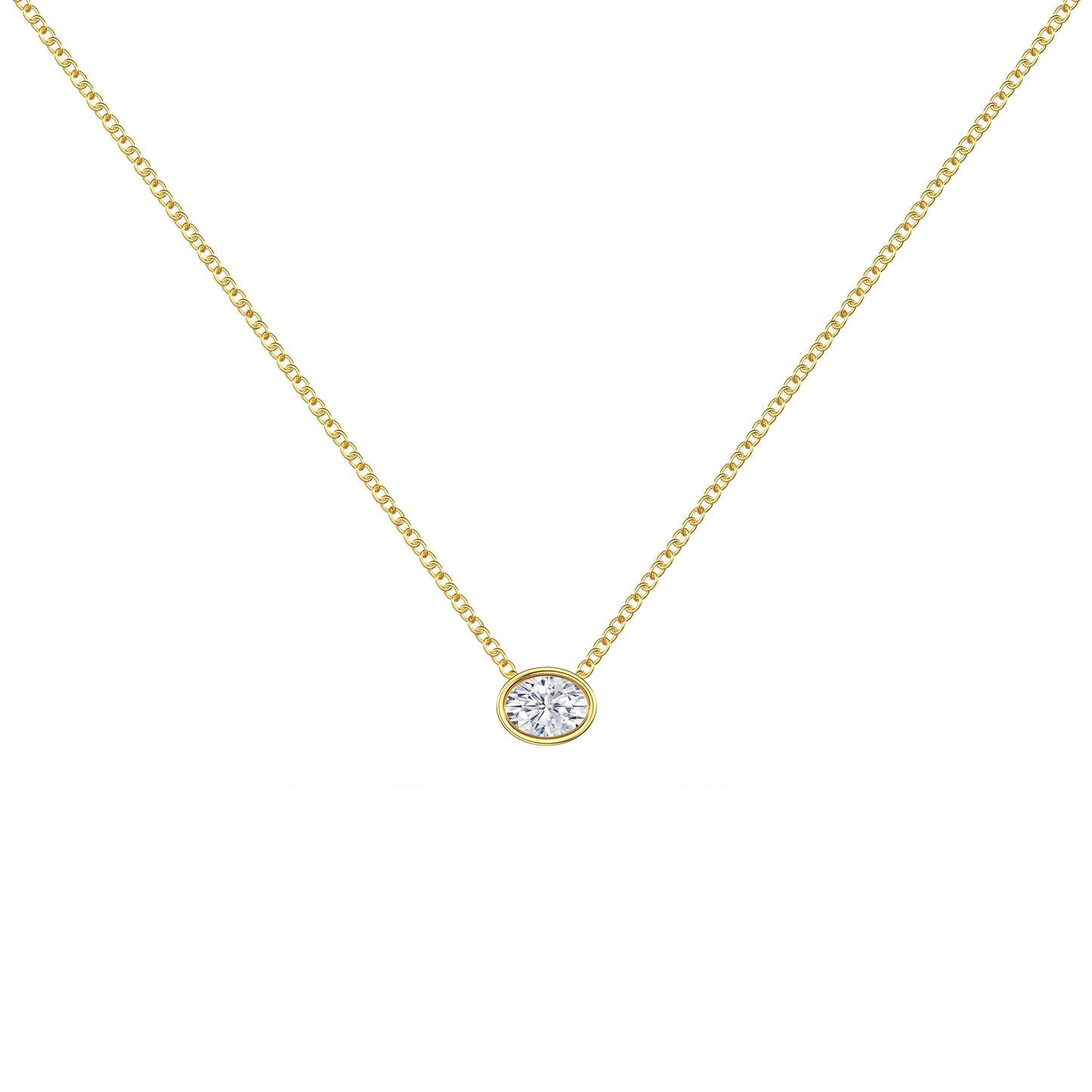 Diamond Solitaire Necklace