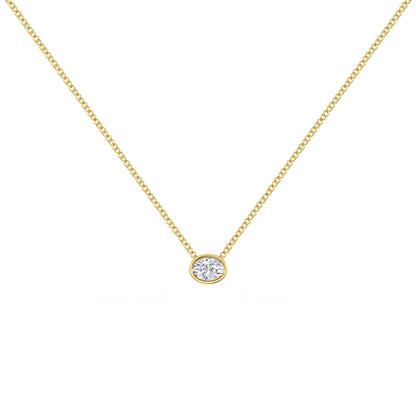 Diamond Solitaire Necklace