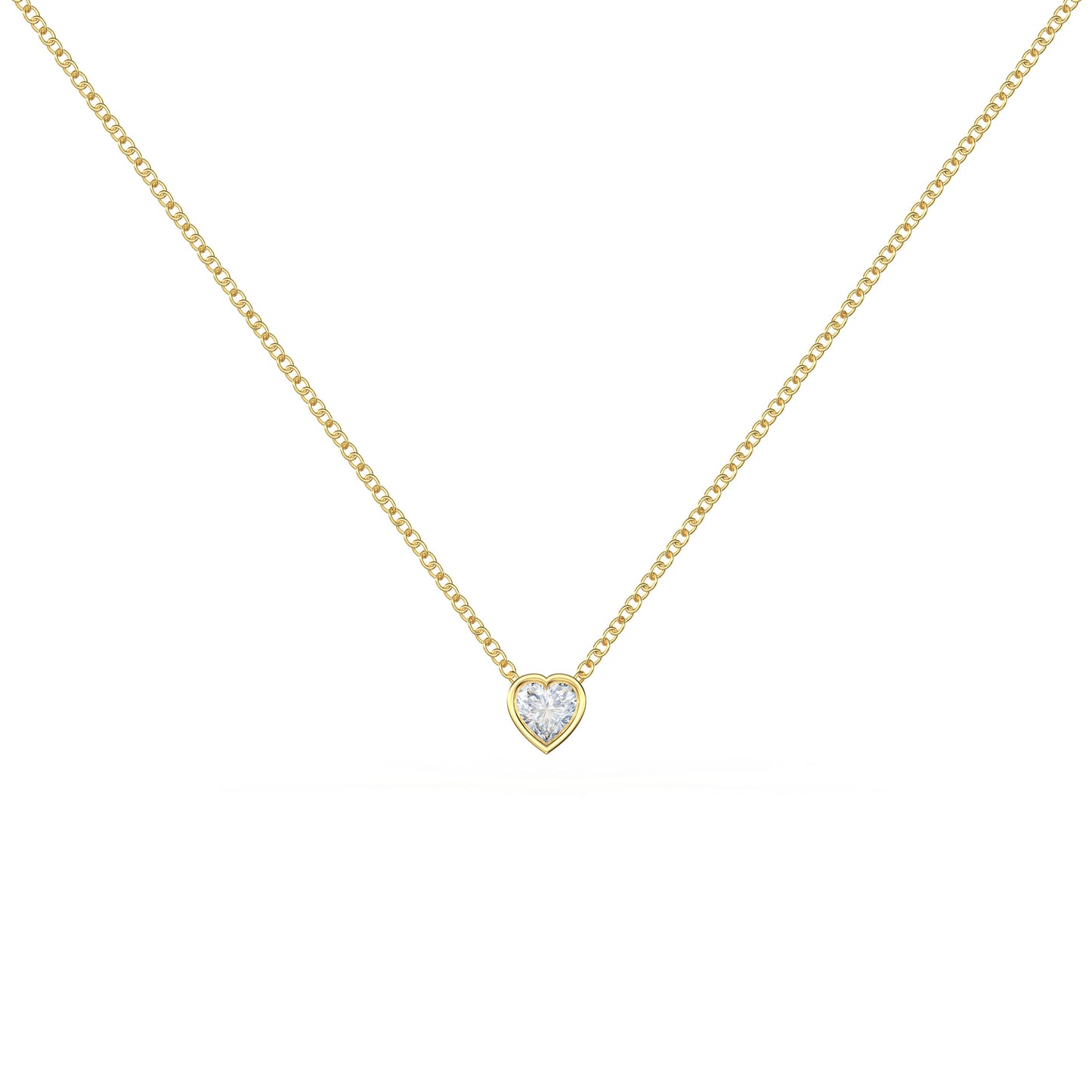 Diamond Solitaire Necklace