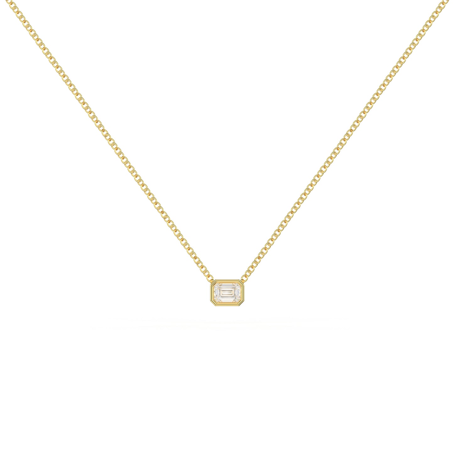 Diamond Solitaire Necklace