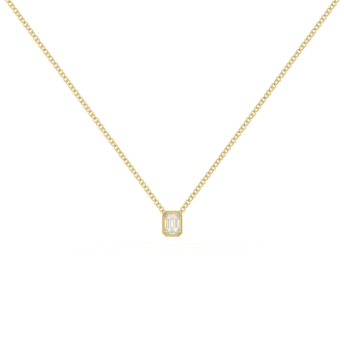 Diamond Solitaire Necklace