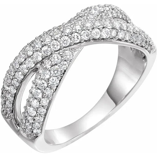 Diamond Overlap Ring