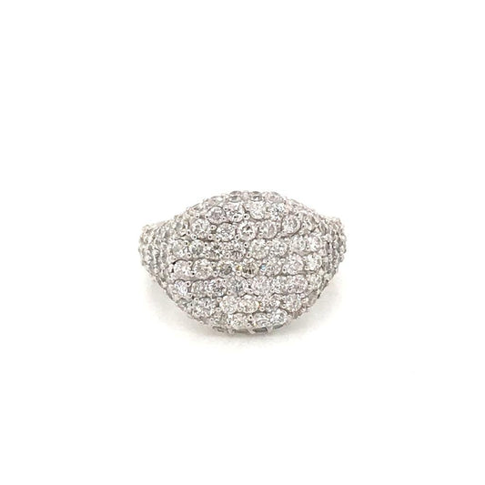 Frosted Signet Ring