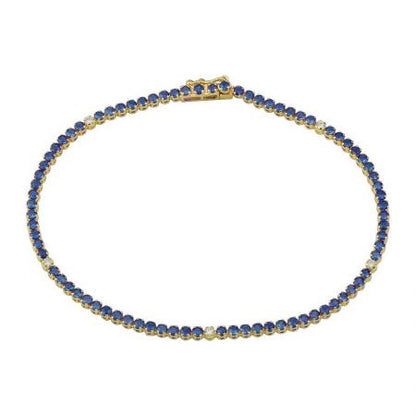 gemstone tennis bracelet