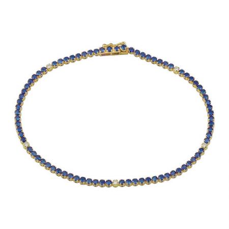 gemstone tennis bracelet