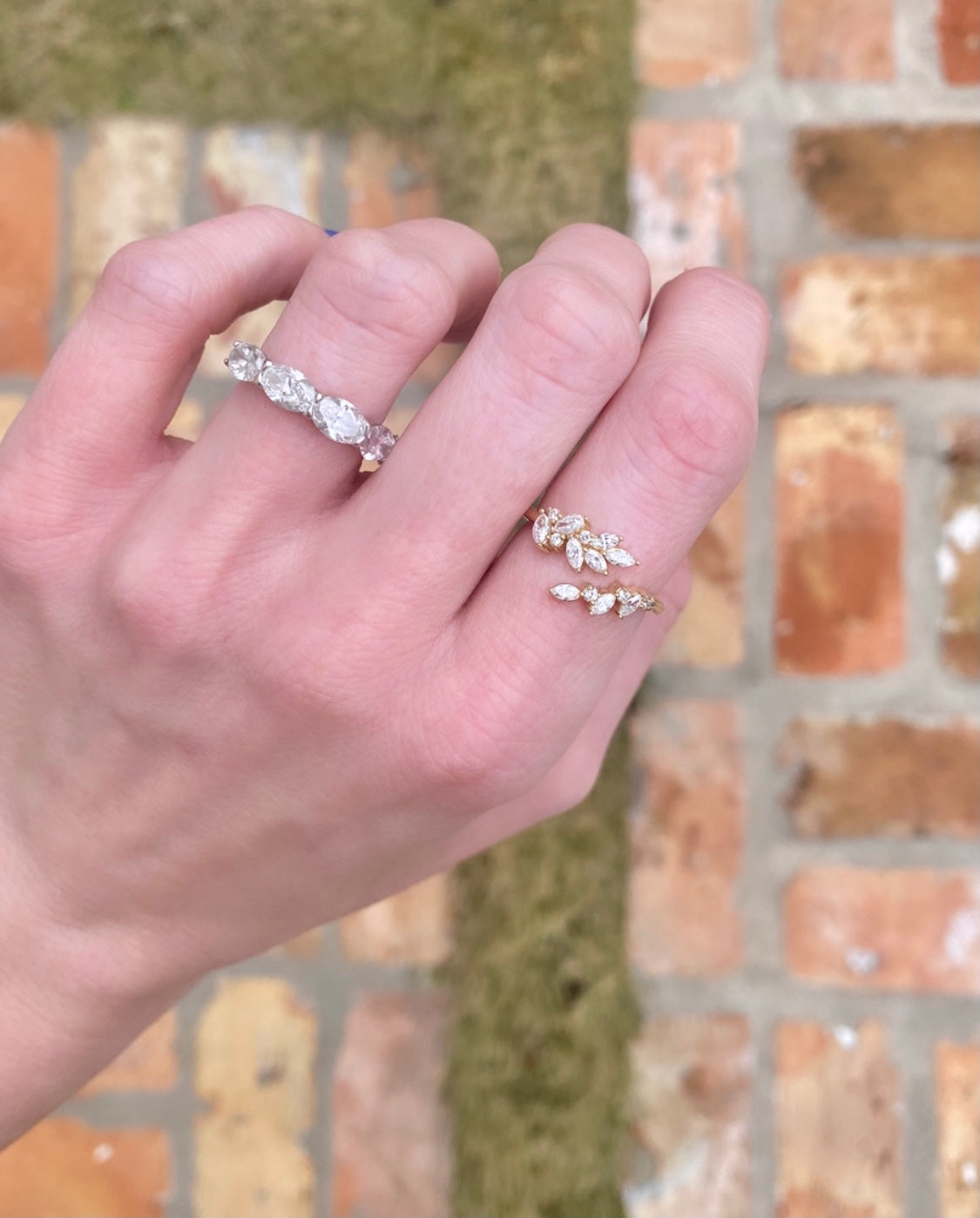 Diamond Ivy Ring