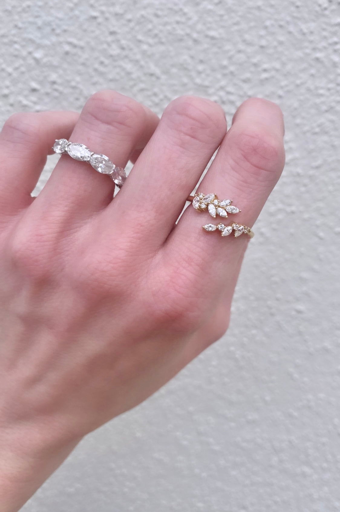 Diamond Ivy Ring