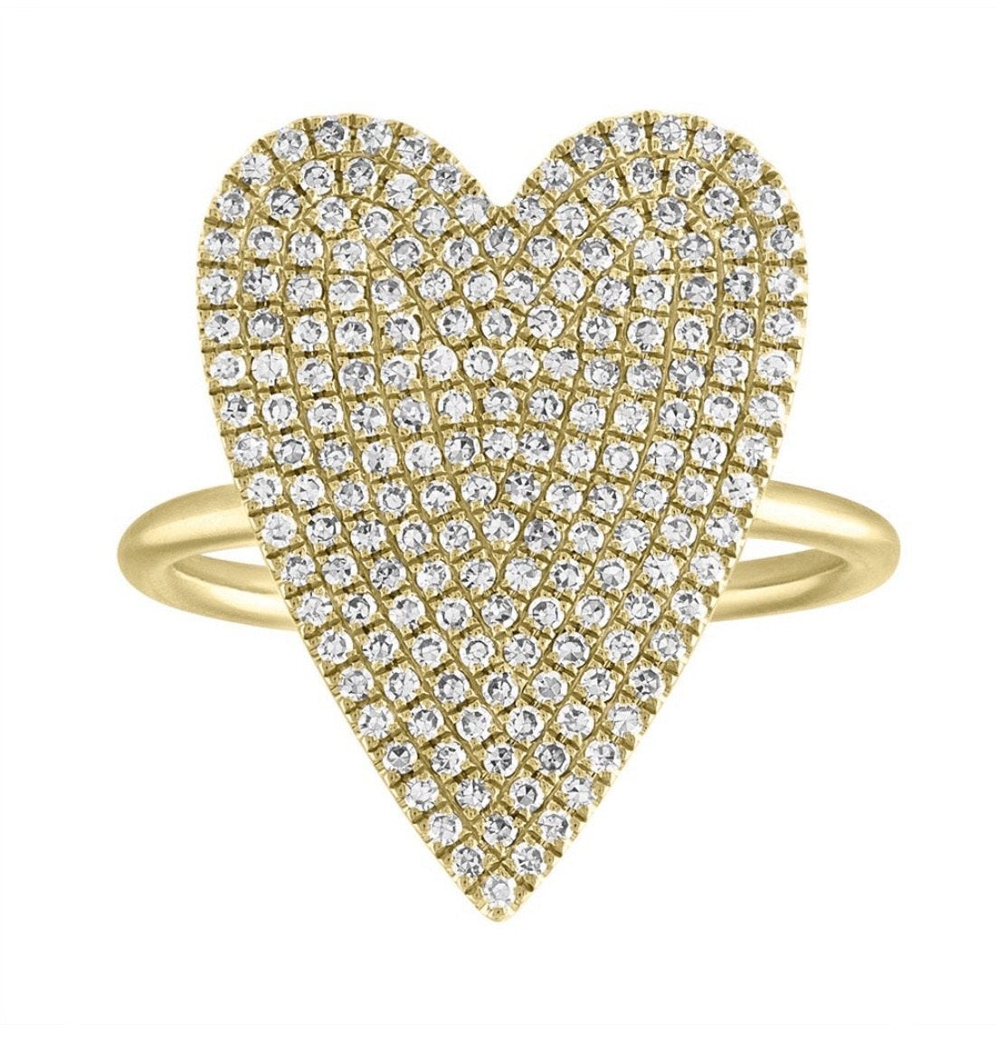 extra love heart ring