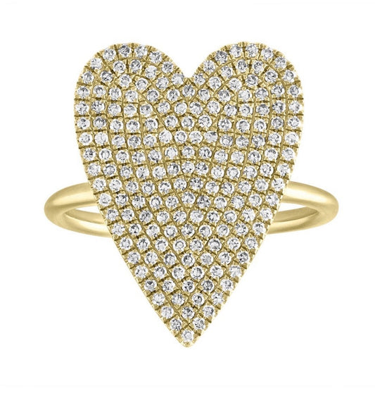extra love heart ring