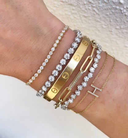 Diamond Bolo Tennis Bracelet