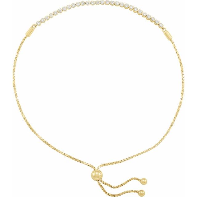 Diamond Bolo Tennis Bracelet