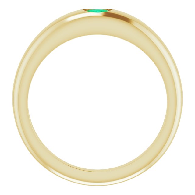 Petite Gemstone Dome Ring