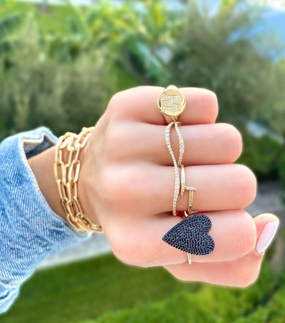 extra love heart ring