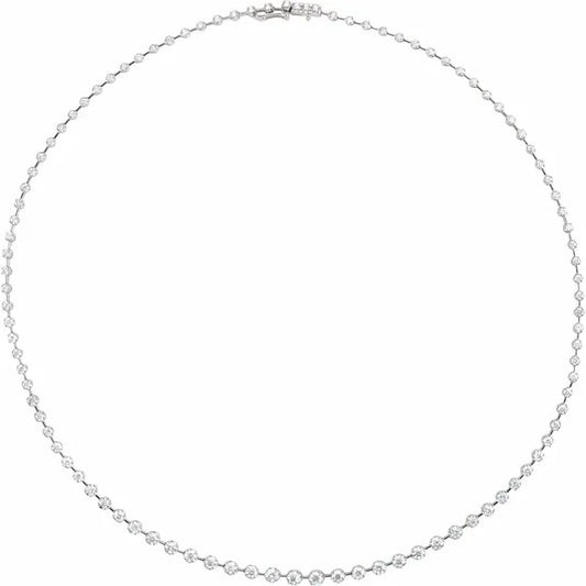 Floating Diamond Necklace