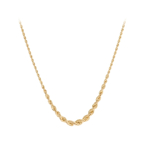 Graduating Rope Chain Necklace