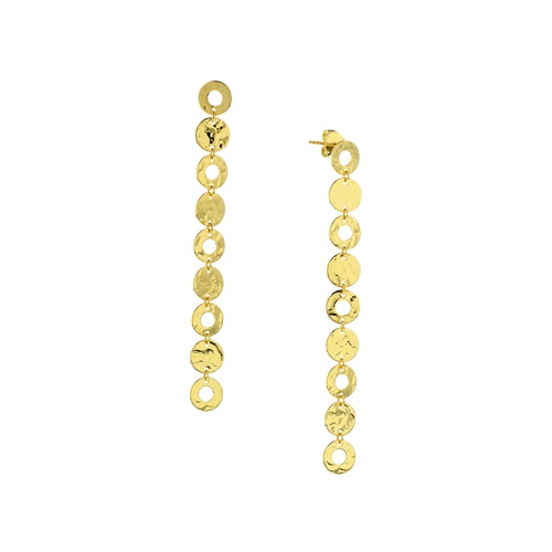 Hammered Round Drops