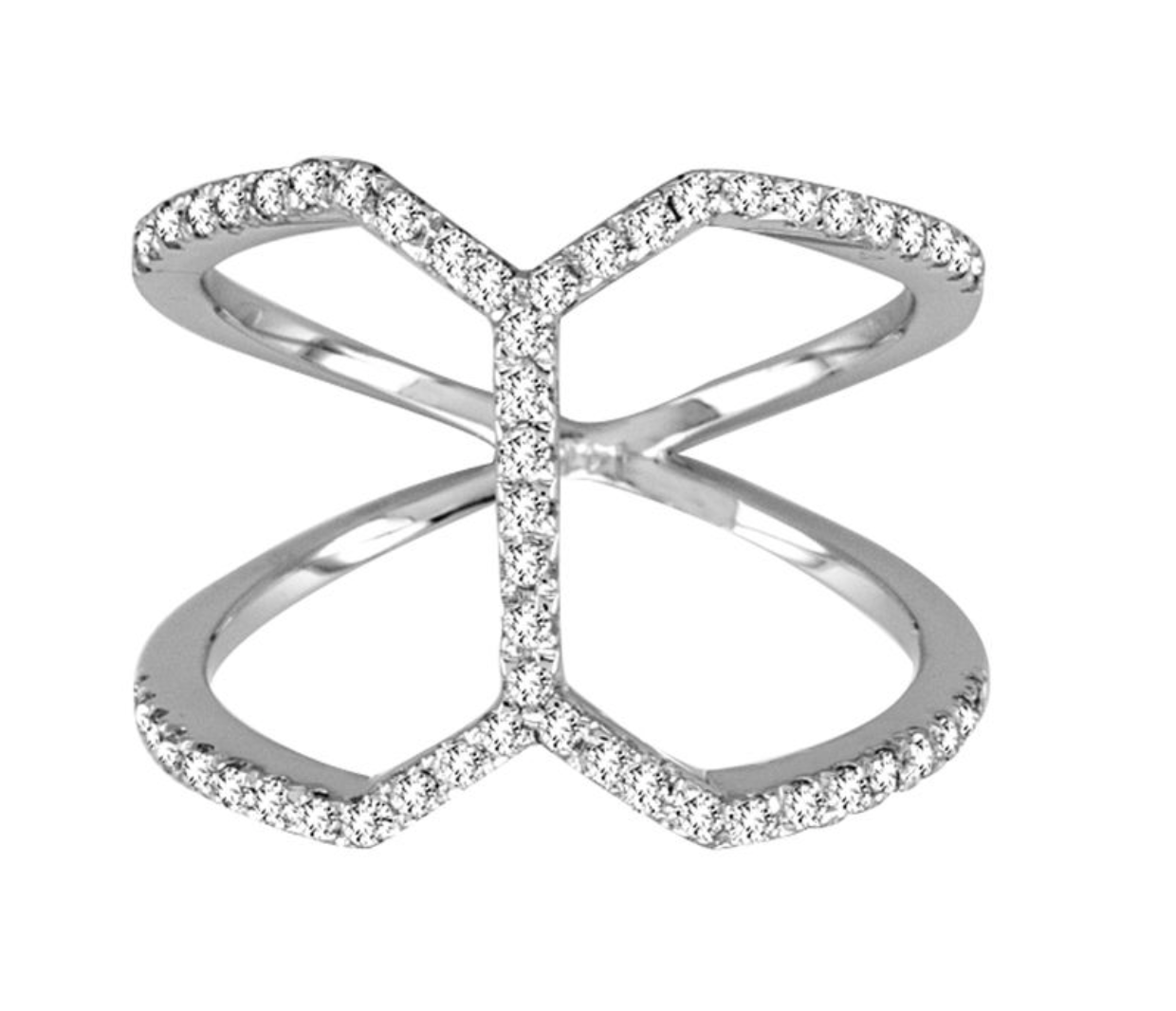 Diamond Hexagon Ring
