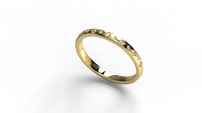 Thin Diamond Cigar Band