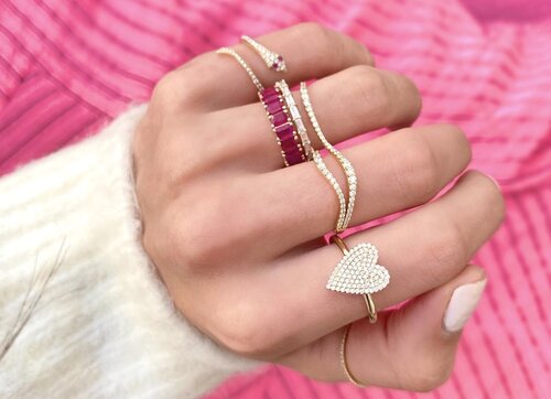 MINI EXTRA LOVE HEART RING