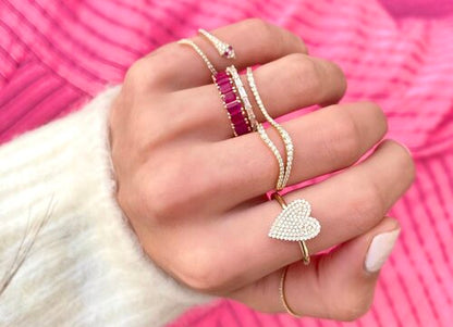 MINI EXTRA LOVE HEART RING