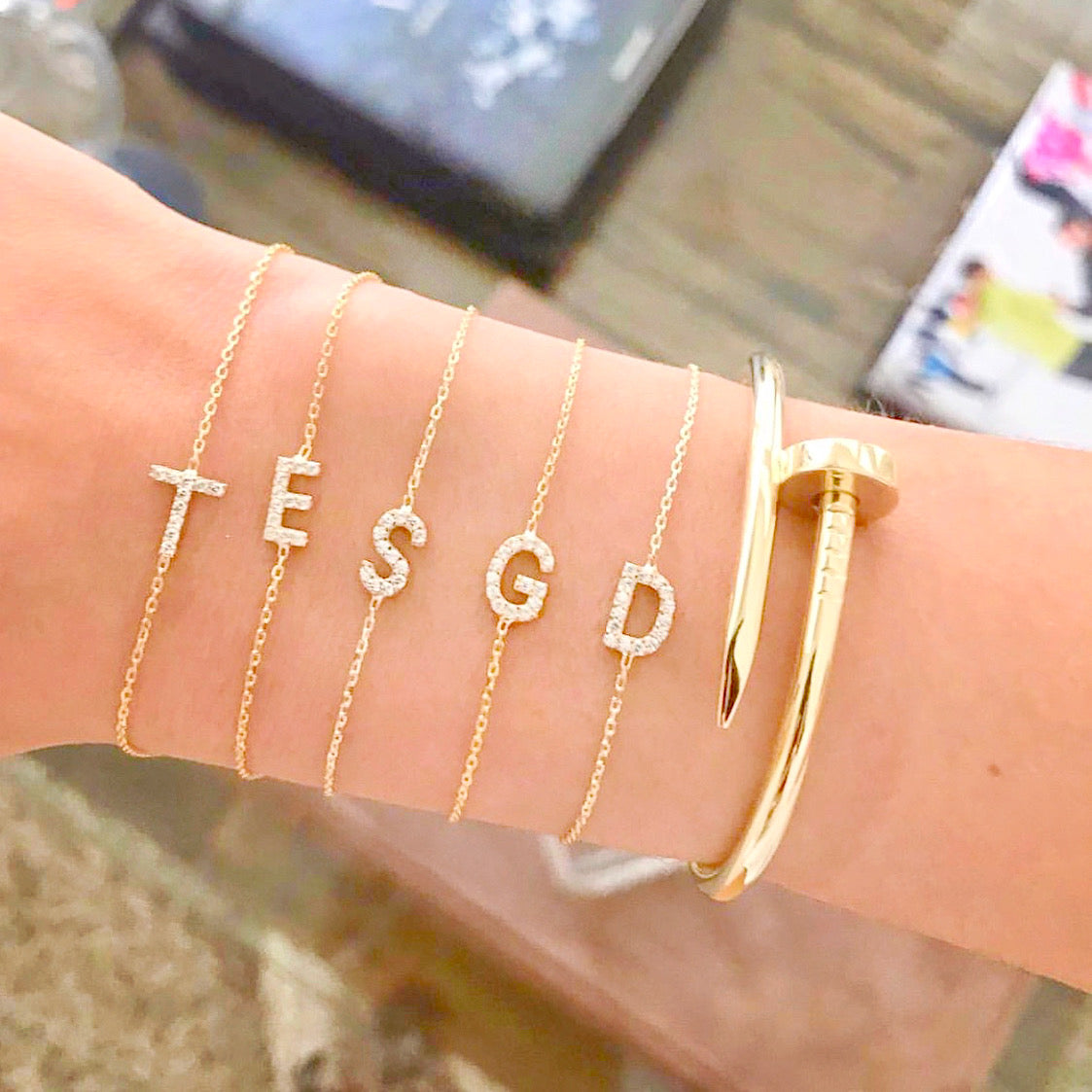 Diamond Character Bracelet