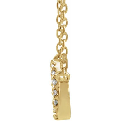 Triple Interlock Diamond Necklace