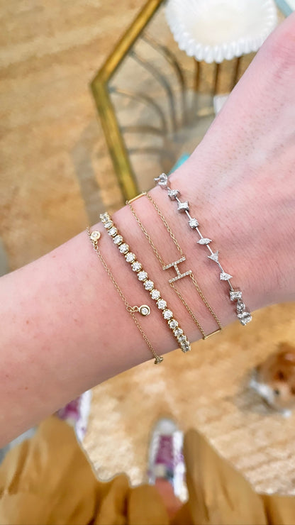Motley Diamond Tennis Bracelet