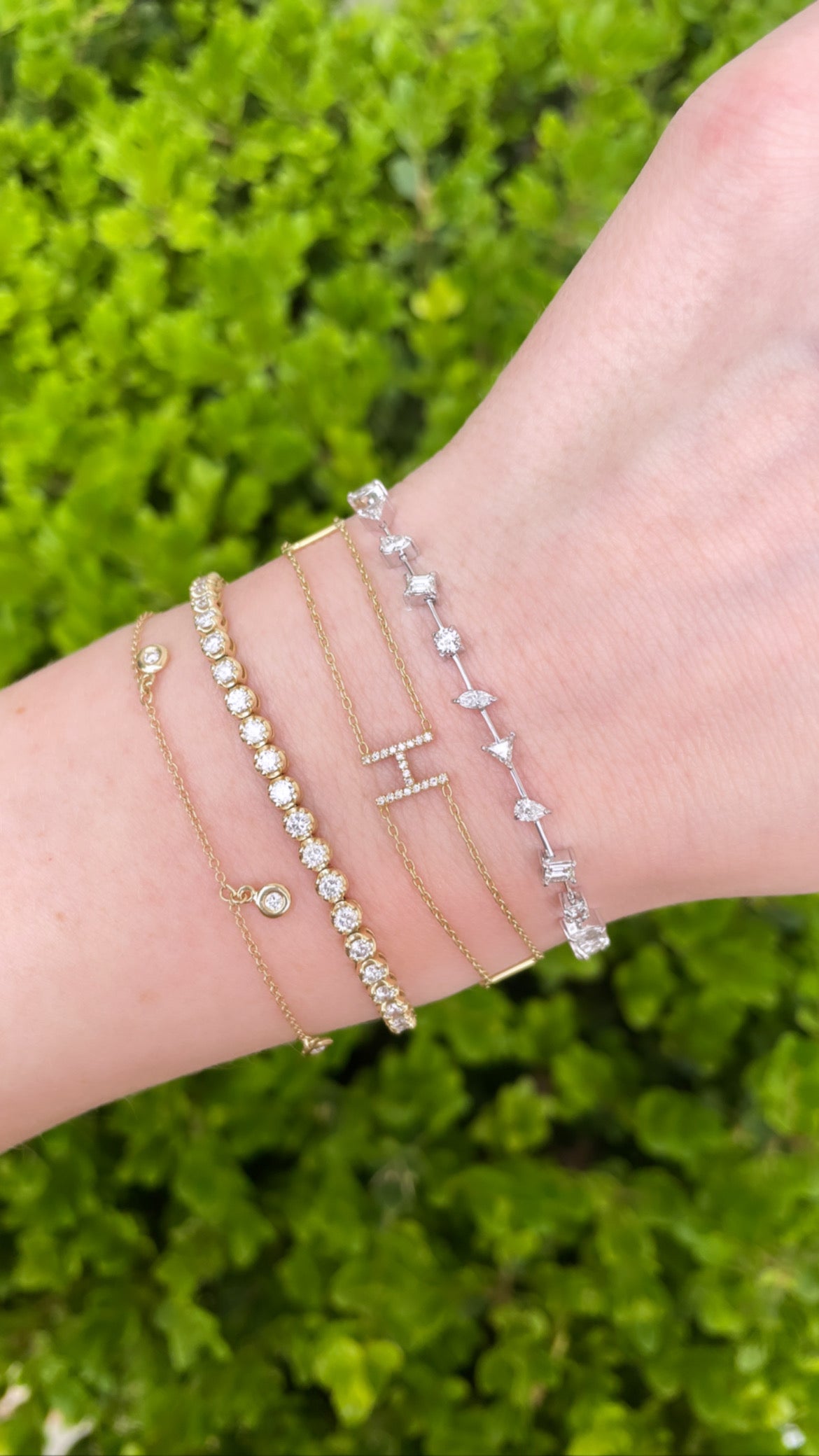 Motley Diamond Tennis Bracelet