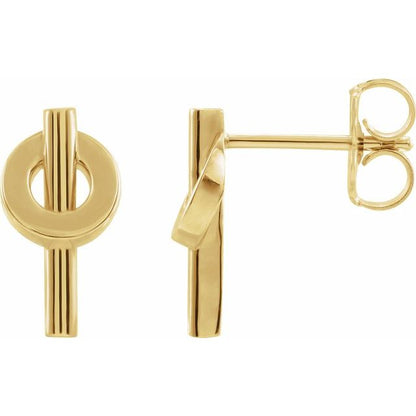 Negative Space Studs