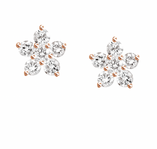 Diamond Bloom Studs