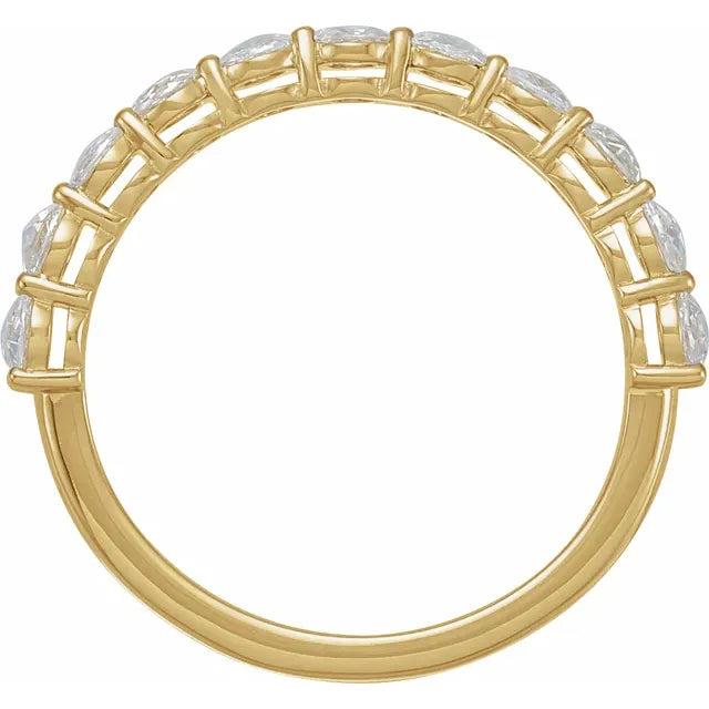 Rose Cut Diamond Band