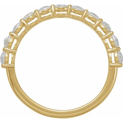 Rose Cut Diamond Band