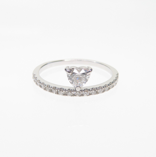 Floating Heart Ring