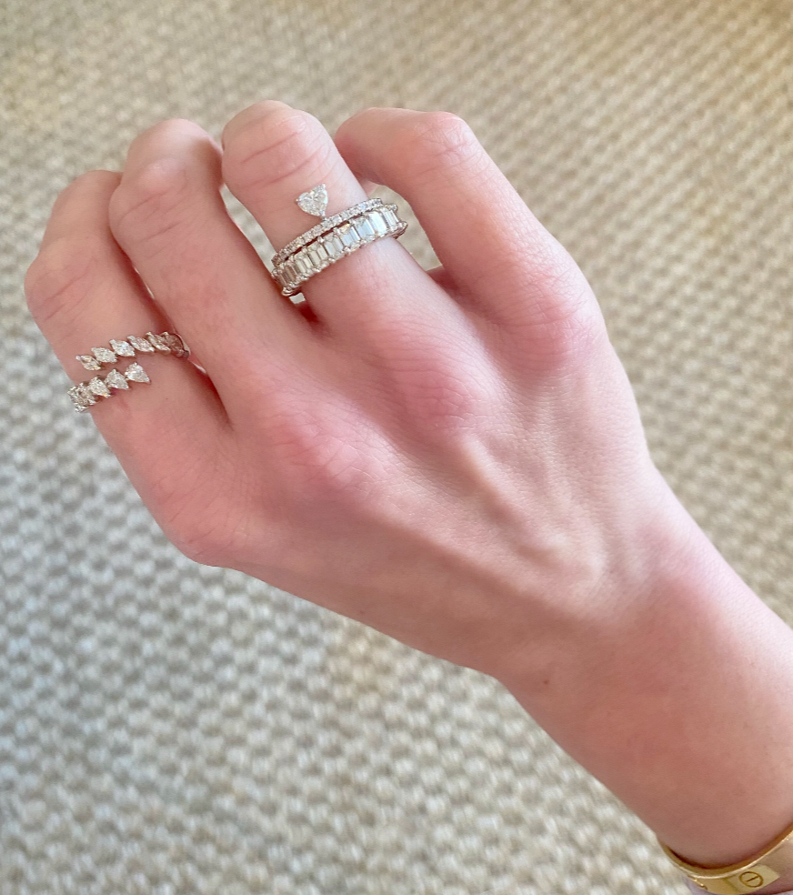 Floating Heart Ring