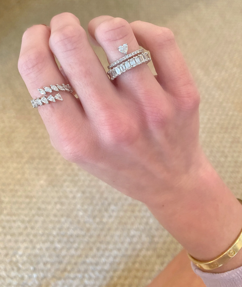 Floating Heart Ring