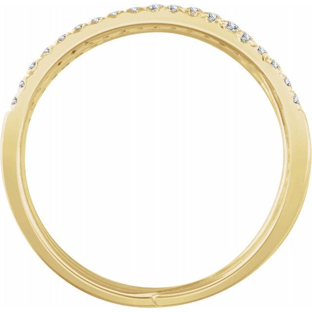 Diamond Scroll Ring