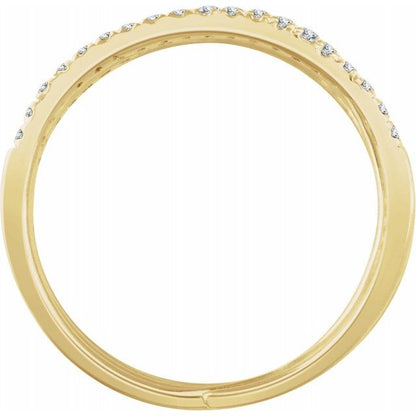 Diamond Scroll Ring