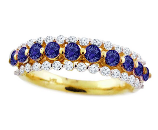 Trifecta Diamonds and Gemstones Ring